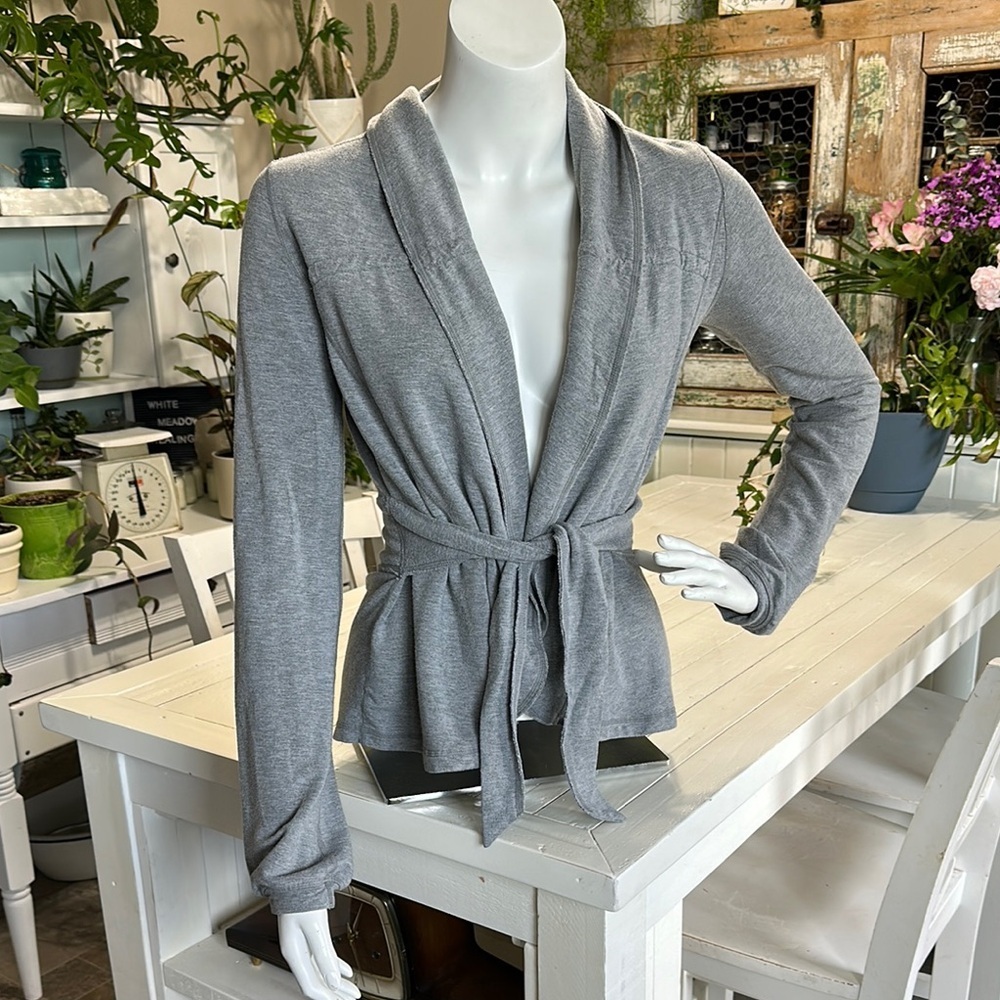Lululemon Dance Pulse Wrap Heathered Sport Grey size 4
